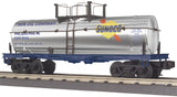 MTH Railking 30-7378 Sunoco RailKing Tank Car - Sunoco (Sun Oil - Chrome) O SCALE Like New