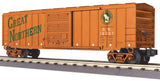 MTH Railking 30-74003 Great Northern 50' Modern Box Car orange rare O SCALE Like New