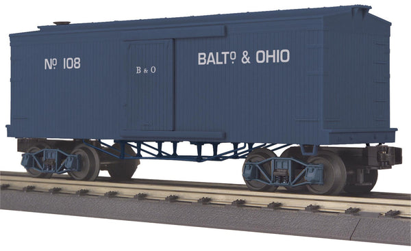 MTH Railking 30-74025 B&O Confederate Army RailKing 34' Box Car - 19th Century O SCALE Like New