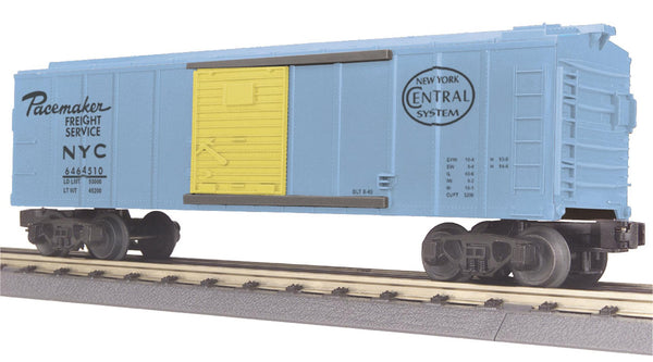 MTH Railking 30-74042 Girl's RailKing Box Car NYC Blue O SCALE Like New