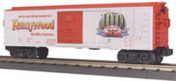 MTH Railking 30-74052 Kennywood Park PITTSBURGH 100 YR ANNIVERSARY RailKing Box Car O SCALE NEW
