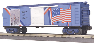 MTH 30-74088 Ground Zero Spirit Flag Raising Boxcar