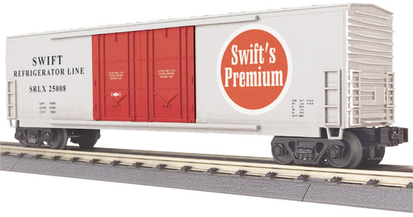 MTH Railking 30-74109 Swift 50' Double Door Plugged Boxcar O SCALE NEW