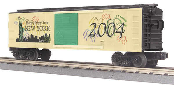 MTH Railking 30-74117 New Year's RailKing Box Car O SCALE NEW