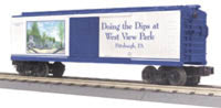 MTH Railking 30-74123 West View Dips RailKing Box Car O SCALE Like New