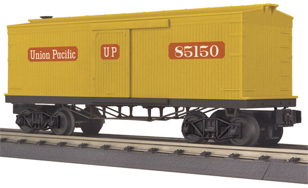 MTH Railking 30-74141 Union Pacific 34' Woodsided Box Car - 19th Century #85150. O SCALE Like New