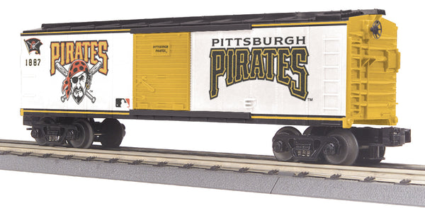 MTH Railking 30-74182 MLB - Pittsburgh Pirates Baseball Box Car - O SCALE NEW