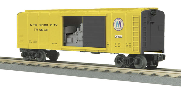MTH Railking 30-74189 New York Transit O SCALE RailKing Rounded Roof Box Car w/Generator NEW