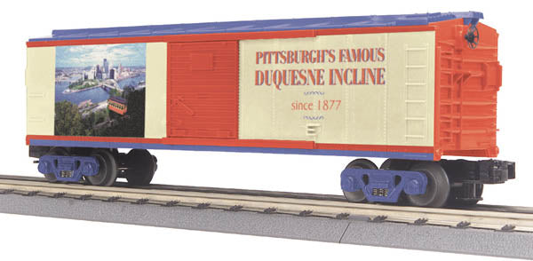 MTH Railking 30-74190 Duquesne Incline Box Car -Pittsburgh PA No. O SCALE NEW