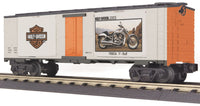 MTH Railking 30-74199 Harley-Davidson 40' Window Box Car V-ROD O SCALE NEW