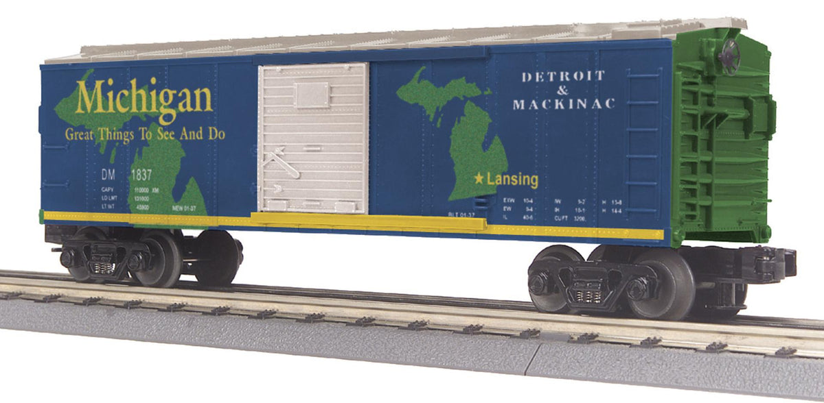 MTH Railking 30-74249 Michigan State Box Car O SCALE NEW