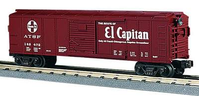 MTH Railking 30-7431 Santa Fe - El Capitan Box Car A.T.S.F. O SCALE NEW