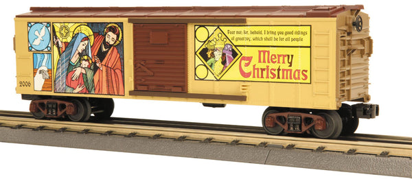 MTH Railking 30-74357 Christmas 2006 Boxcar O SCALE NEW