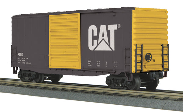 MTH RailKing 30-74378 Caterpillar 40' High Cube Boxcar O-Scale