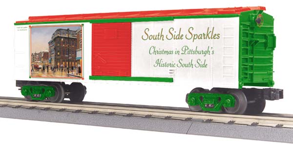 MTH Railking 30-74462 Pittsburgh Christmas Box Car  O SCALE NEW