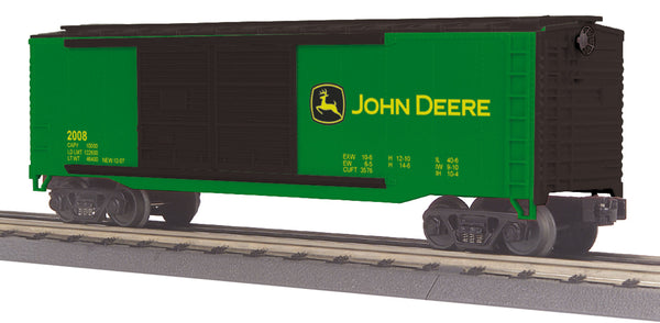 MTH 30-74473 Rail King John Deere 40' Double-Door Boxcar O-scale