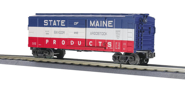 MTH Railking 30-7450 State of Maine 50' Modern Box Car O SCALE Like New