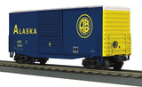 MTH Railking 30-74551 Alaska 40' High Cube Box Car - Alaska O SCALE Like New