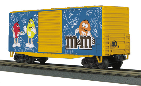 MTH Railking 30-74575 MARS 40' High Cube Box Car #M&Ms Car No. O SCALE NEW