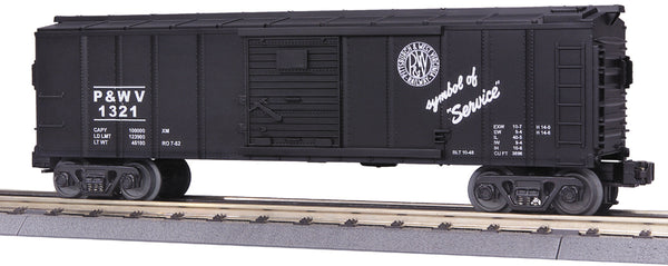 MTH Railking 30-7462 Pittsburgh & West Virginia Box Car #1321. Production Sample O SCALE NEW