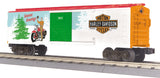 MTH Railking 30-74637 Harley-Davidson Christmas Box Car #2011. O SCALE Like New