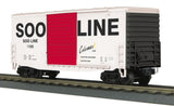 MTH Railking 30-74688 SOO Line 40' High Cube Box Car O SCALE Like New
