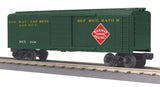 MTH Railking 30-74862 Railway Express Agency Rounded Roof Box Car. O SCALE Like New