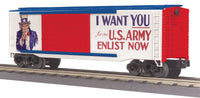 MTH Railking 30-74938 U.S. Army Box Car  O SCALE NEW