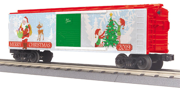 MTH Railking 30-74964 Christmas Box Car O SCALE NEW