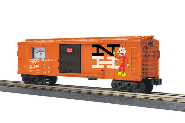 MTH Railking 30-74970 New Haven Box Car w/Power Meter #36750. O SCALE NEW