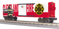 MTH Railking 30-74992 Cleveland Fire Dept. Box Car Car No. N/A O SCALE NEW