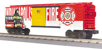 MTH Railking 30-74994 Indianapolis Fire Dept. Box Car - Indianapolis Fire Dept. O SCALE NEW