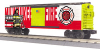 MTH Railking 30-74996 Milwaukee Fire Dept. Box Car O SCALE NEW