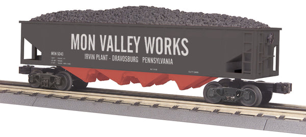 MTH Railking 30-75221 Mon Valley 4-Bay Hopper Car - Mon Valley No.5034 O SCALE Like New