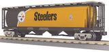 MTH Railking 30-75250 NFL - Pittsburgh Steelers 4-Bay Cylindrical Hopper Car O SCALE NEW
