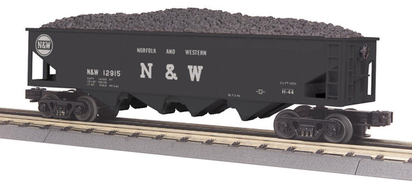 MTH Railking 30-7525 Norfolk & Western Hopper Car w/Operating Coal Load - N&W O SCALE NEW