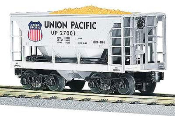 MTH Railking 30-7527 Union Pacific Ore Car - Silver w/herald O SCALE Like New