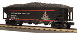 MTH Railking 30-75283 Pittsburgh Coal Company 4-Bay Hopper Car O SCALE NEW
