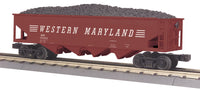 MTH Railking 30-75309 Western Maryland 4-Bay Hopper Car - Western Maryland O SCALE NEW