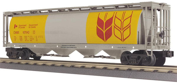 MTH Railking 30-75311 Canadian Wheat 4-Bay Cylindrical Hopper Car  O SCALE NEW
