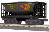 MTH Railking 30-75361 Western Maryland FIREBALL Ore Car w/ Ore Load O SCALE Like New