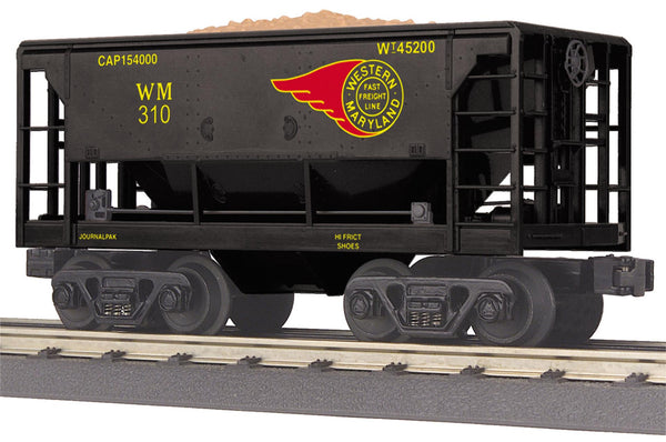 MTH Railking 30-75361 Western Maryland FIREBALL Ore Car w/ Ore Load O SCALE Like New