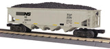 MTH Railking 30-75442 Norfolk Southern RailKing 4-Bay Hopper Car w/ EOTD O SCALE Like New