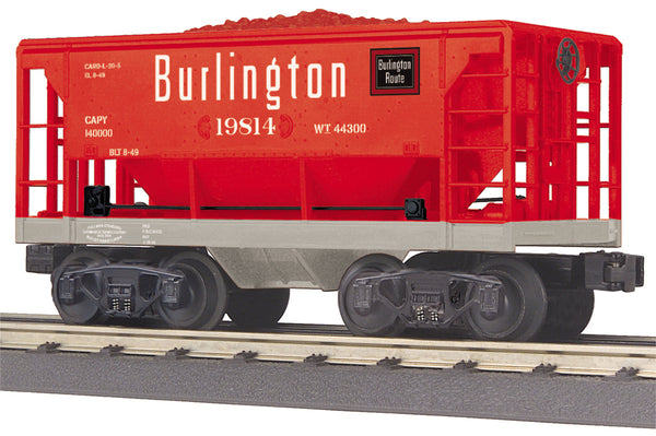 MTH Railking 30-75474 Burlington Ore Car #19814. O SCALE NEW