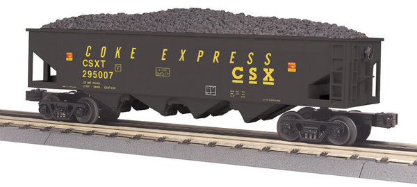 MTH Railking 30-75554 CSX RailKing 4-Bay Hopper Car O SCALE NEW