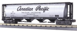 MTH Railking 30-7558 Canadian Pacific CP 4-Bay Cylindrical Hopper Car #381719 O SCALE Like New missing 1 step as is