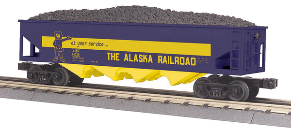 MTH Railking 30-75642 Alaska RailKing 4-Bay Hopper Car O SCALE NEW