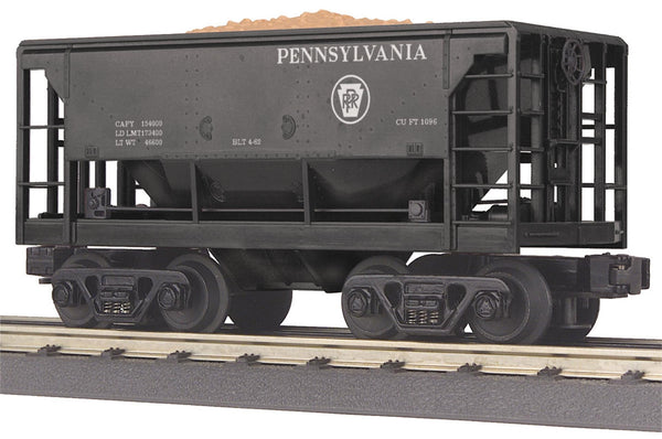 MTH Railking 30-7564 Pennsylvania Ore Car w/Ore Load - PRR (Black) Car No. 33410 O SCALE NEW