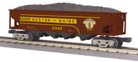 MTH Railking 30-75685 Boston & Maine 4-Bay Hopper Car #2049. O SCALE NEW