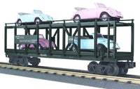 MTH Railking 30-76030 Auto Carrier Flat Car . O SCALE NEW
